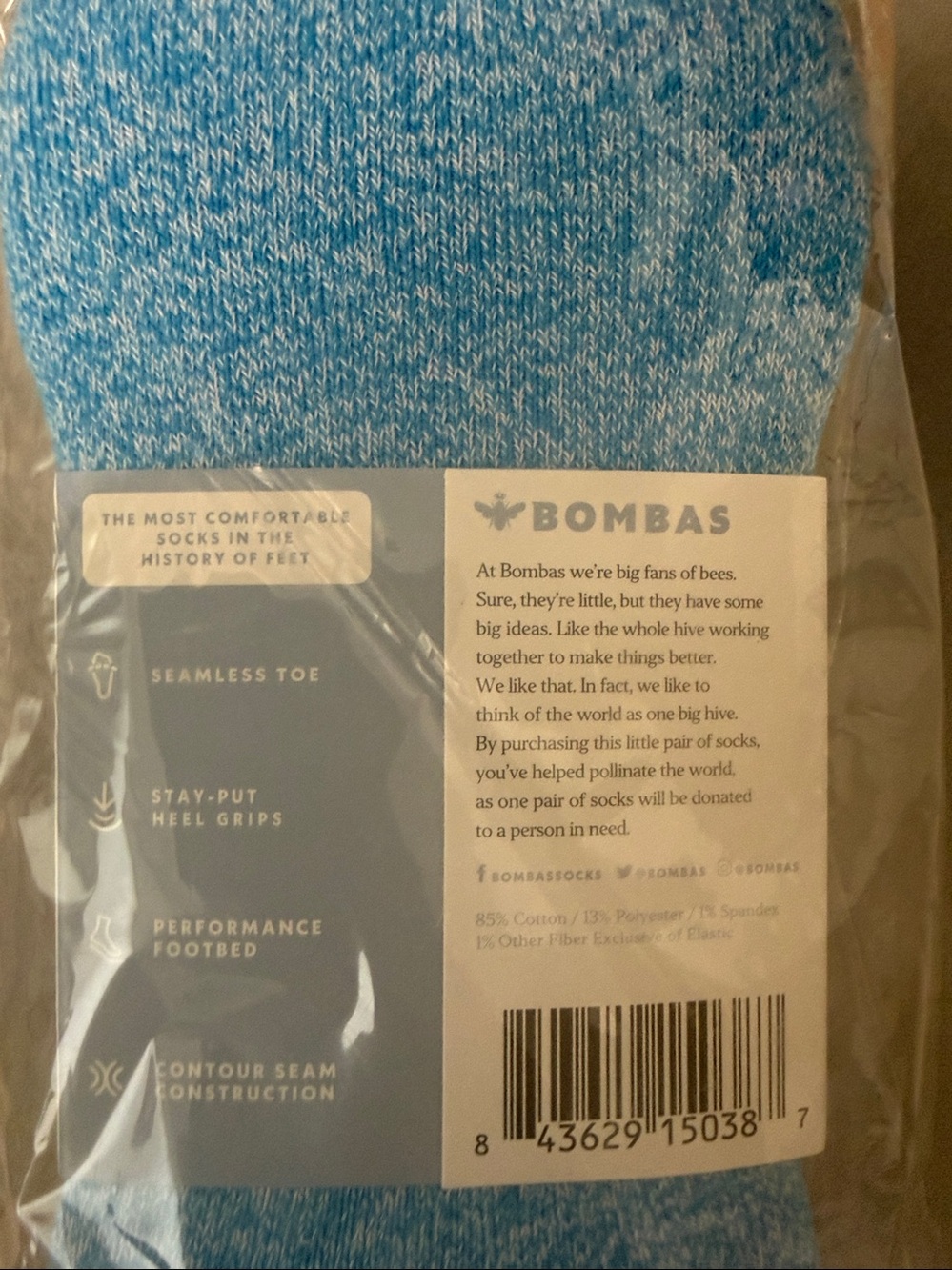 NWT Bombas women’s No-Show Socks. 4 pair - Picture 4 of 4